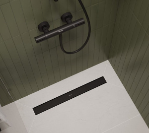 Линейный слив Hansgrohe Raindrain Go 56276670 матовый черный