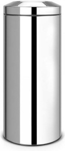 Самозатухающее мусорное ведро Brabantia 287527, 30 л, полированная сталь