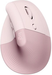 Мышь Logitech Lift 910006478, розовая