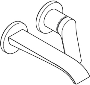 Смеситель для раковины Hansgrohe Vivenis 75050670 Черный Матовый