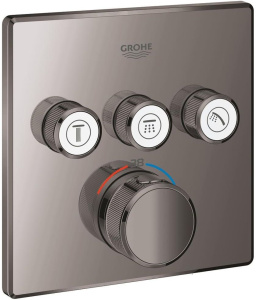 Смеситель для ванны Grohe SmartControl 29126A00, графитовый