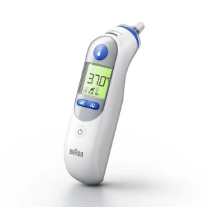 Ушной термометр с подогревом наконечника Braun ThermoScan7+ IRT6525, белый