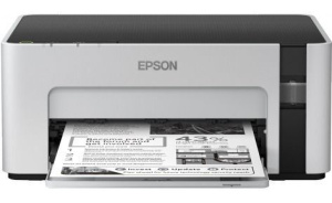 Принтер струйный Epson M1100, ч/б, A4, серый/черный