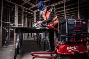 Аккумуляторная дисковая пила Milwaukee M12 FCS442-502X 12 В, 2×5,0 А·ч АКБ, ЗУ, кейс