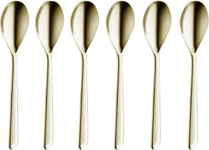 Набор ложек для эспрессо WMF Shades Pale Gold 11см 6шт.