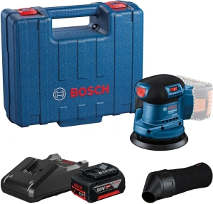 Эксцентриковая шлифовальная машина аккумуляторная Bosch GEX 185-LI Professional 06013A5021