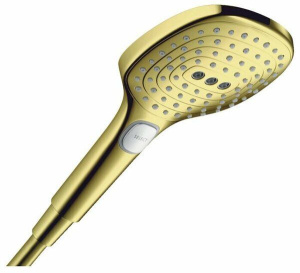 Ручной душ Hansgrohe Raindance Select E 120 3jet 26520990, полированное золото