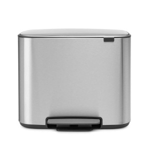 Мусорный бак с педалью Brabantia Bo Pedal Bin, 36л, матовая сталь 121487