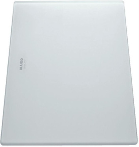 Разделочная доска Blanco 225333, 420×240мм, стекло, белый