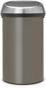 Мусорное ведро Brabantia Touch Bin 402463, 60 л, платина