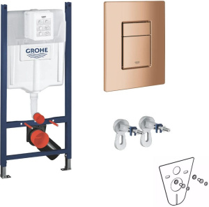 Инсталляция для унитаза Grohe Rapid SL Project 38840000+3855800M+38732DA0