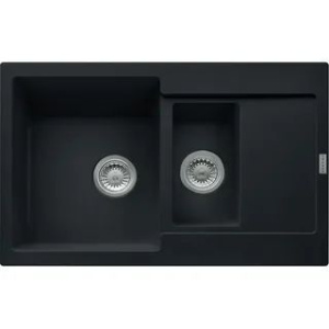 Кухонная раковина Franke Maris MRG 651-78 114.0693.532, матовый черный / черный слив