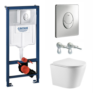 Комплект инсталляции с унитазом Grohe