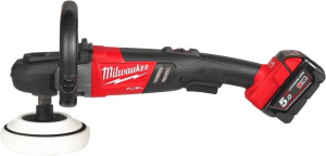 Аккумуляторная полировальная машина Milwaukee M18 FAP180-502X 4933451550 2х5,0 Ач в кейсе HD Box с АКБ и ЗУ
