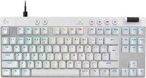 Игровая клавиатура Logitech G PRO X TKL Rapid 920-013242, белая