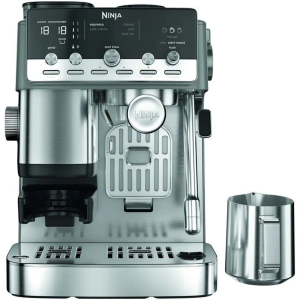 Кофемашина рожковая Ninja Luxe Café Mini Plus ES352, серебристая