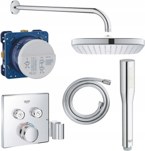 Душевой комплект Grohe со скрытым смесителем GROHESET15