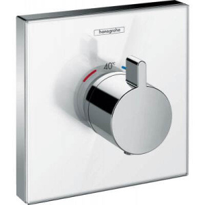 Смеситель для душа Hansgrohe Showerselect Glass белый/хром HighFlow 15734400