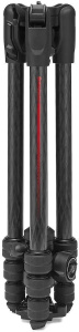 Штатив Manfrotto Befree Advanced Carbon Twist AS с шаровой головкой ARCA, чёрный, серебряный