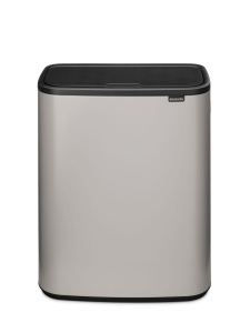 Мусорное ведро Brabantia Bo Touch Bin 221460 2×30л, серое