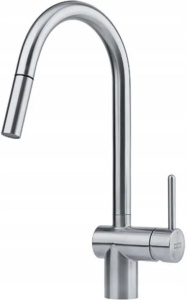 Кухонный кран Franke Atlas Neo J pull-out 115.0590.047, нержавеющая сталь