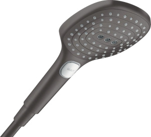Душевая лейка Hansgrohe Raindance Select E 28729340, шлифованный черный хром