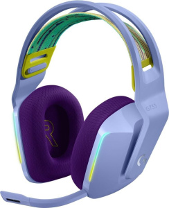 Игровая гарнитура Logitech G733 LIGHTSPEED 981000890, фиолетовая
