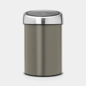 Мусорное ведро Brabantia Touch Bin 364464, 3 л, платина