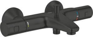 Термостатический смеситель для ванны Grohe Precision Start 345982430, матовый черный