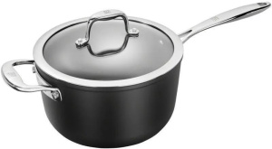 Кастрюля с крышкой Zwilling Forte 22см 66565221 черная