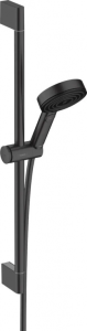 Душевой набор Hansgrohe Pulsify Select 105 3jet Relaxation EcoSmart со штангой 65см 24161670, матовый черный
