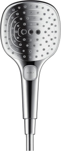 Душевой набор без смесителя Hansgrohe Raindance Select E 120 с душевой штангой Unica S Puro 90см 26621000, хром