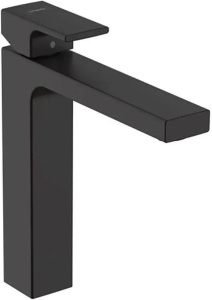 Смеситель для раковины с автоматическим сливным гарнитуром Hansgrohe Shape 71562670, матовый черный