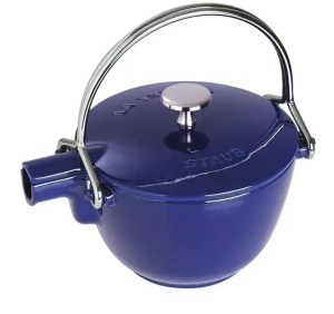 Чугунный чайник джанбин Staub 16,5 см 1,1 л, синий (405106180)