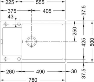 Кухонная раковина Franke Maris MRG 611-78 XL 114.0675.984, белый полярный
