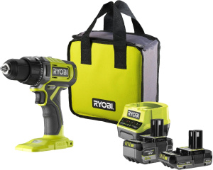 Аккумуляторная дрель-шуруповерт RYOBI RDD18-2C20S с 2 АКБ и ЗУ