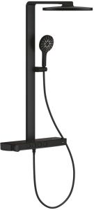 Душевая стойка Grohe Spa Rainshower Aqua Pure 100964KF00, чёрная матовая