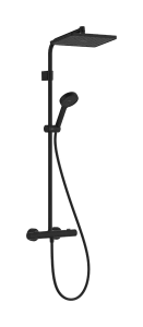 Душевая стойка Hansgrohe Activera Q 28749670, EcoSmart, чёрная матовая
