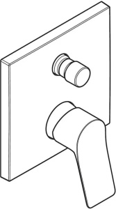 Смеситель для ванны Hansgrohe Vivenis хром 75415000