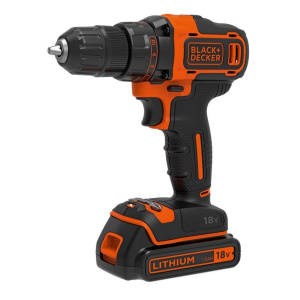 Аккумуляторная дрель-шуруповерт Black+Decker BDCDD186K