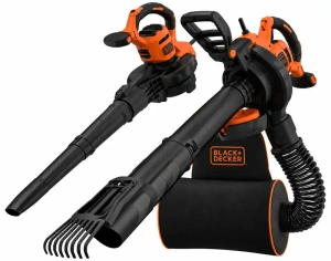 Электрический садовый пылесос-воздуходувка BLACK+DECKER BEBLV301