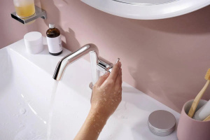 Смеситель для раковины Hansgrohe Tecturis S 110 73320000, хром