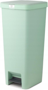 Мусорное ведро с педалью Brabantia StepUp 800108, 40 л, нефритово-зелёное