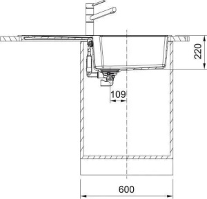 Кухонная раковина Franke Urban UBG 611-100 XL 114.0687.291, капучино