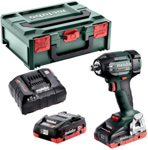 Аккумуляторный ударный гайковерт Metabo SSW 18 LTX 550 BL 602404800 с 2 АКБ и ЗУ в кейсе