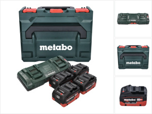 Комплект аккумуляторов и ЗУ Metabo 685180000 4 АКБ