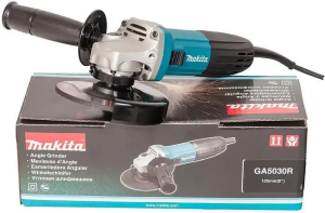 Угловая шлифовальная машина Makita GA5030R 720 Вт, защитный кожух и боковая рукоятка