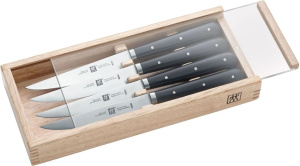 Набор ножей для стейка Zwilling 4009839395888 12см 4пр., черный