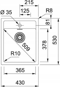 Кухонная раковина Franke Sirius SID 610-37 114.0496.104, оникс