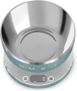 Цифровые кухонные весы Smeg KSC01EGMWW матовый изумрудный